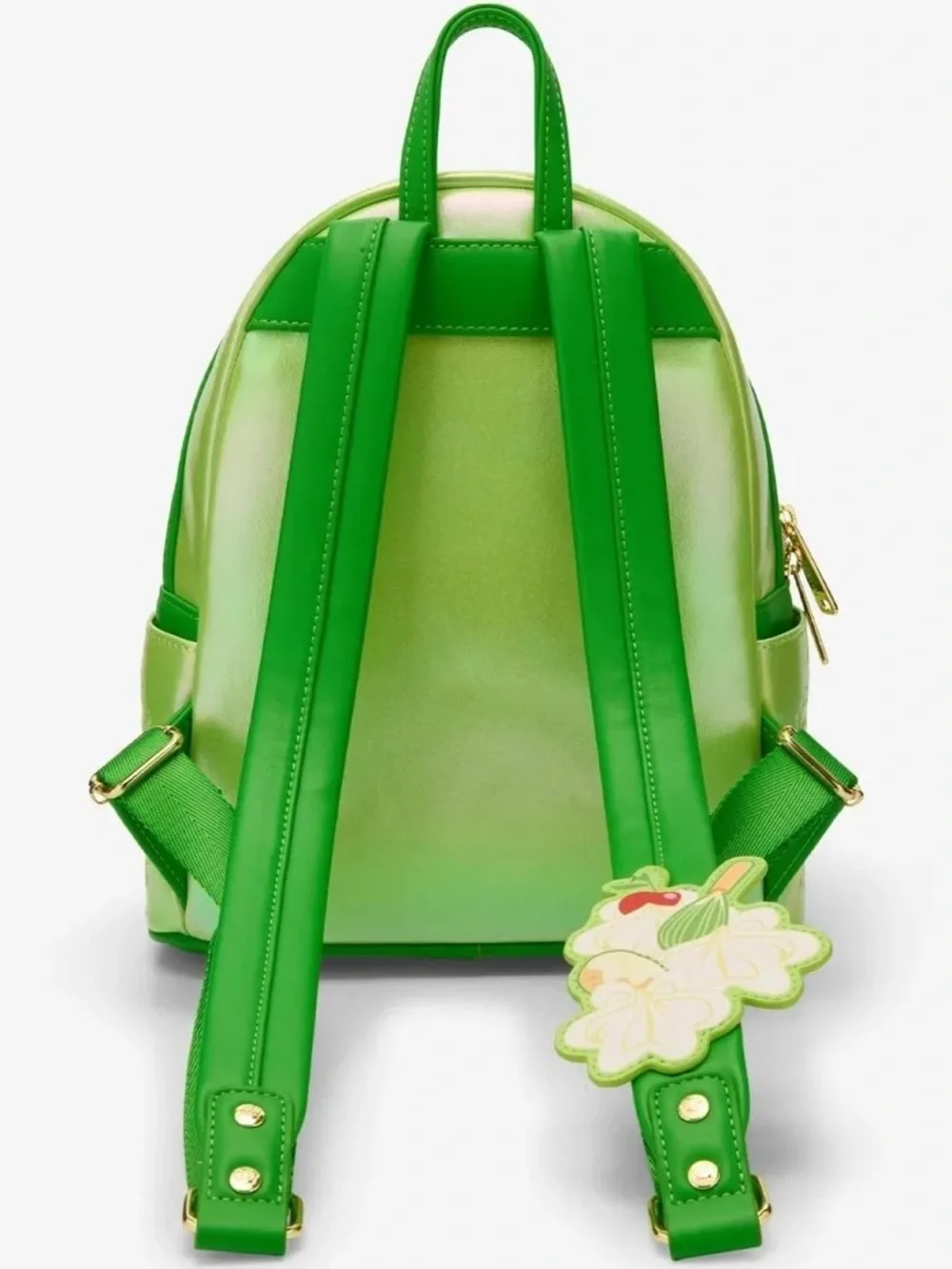 Loungefly Green Princess Apple Floral Mini Backpack